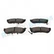 Jeu de 4 plaquettes de frein arrière RAP BRAKES R-P0359 - Visuel 3
