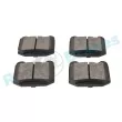 Jeu de 4 plaquettes de frein arrière RAP BRAKES R-P0360 - Visuel 3
