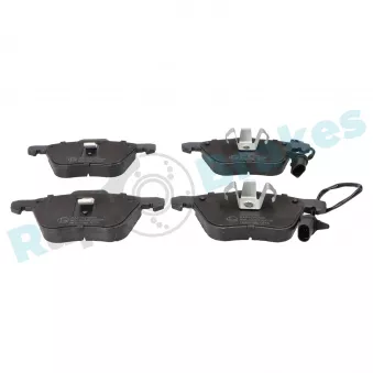 Jeu de 4 plaquettes de frein avant RAP BRAKES R-P0362