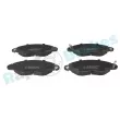 Jeu de 4 plaquettes de frein avant RAP BRAKES R-P0363 - Visuel 1