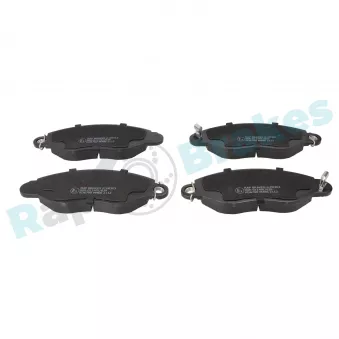 Jeu de 4 plaquettes de frein avant RAP BRAKES R-P0363