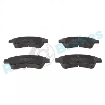 Jeu de 4 plaquettes de frein avant RAP BRAKES R-P0364
