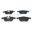 Jeu de 4 plaquettes de frein avant RAP BRAKES R-P0368 - Visuel 1