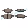 Jeu de 4 plaquettes de frein avant RAP BRAKES R-P0368 - Visuel 3
