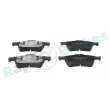 Jeu de 4 plaquettes de frein arrière RAP BRAKES R-P0369 - Visuel 1
