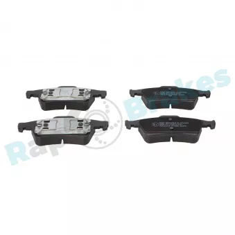 Jeu de 4 plaquettes de frein arrière RAP BRAKES R-P0369