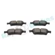 Jeu de 4 plaquettes de frein arrière RAP BRAKES R-P0369 - Visuel 3