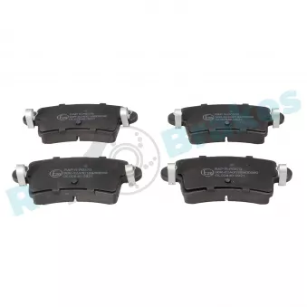 Jeu de 4 plaquettes de frein arrière RAP BRAKES R-P0370