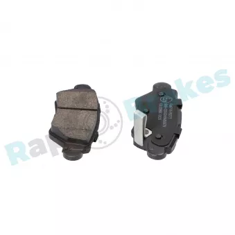Jeu de 4 plaquettes de frein arrière RAP BRAKES R-P0371