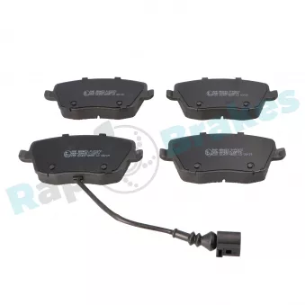 Jeu de 4 plaquettes de frein avant RAP BRAKES R-P0372