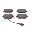 Jeu de 4 plaquettes de frein avant RAP BRAKES R-P0372 - Visuel 3