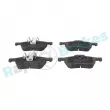 Jeu de 4 plaquettes de frein avant RAP BRAKES R-P0376 - Visuel 1