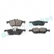 Jeu de 4 plaquettes de frein avant RAP BRAKES R-P0376 - Visuel 2