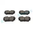 Jeu de 4 plaquettes de frein arrière RAP BRAKES R-P0379 - Visuel 3