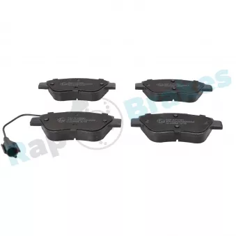 Jeu de 4 plaquettes de frein avant RAP BRAKES R-P0382
