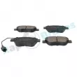 Jeu de 4 plaquettes de frein avant RAP BRAKES R-P0382 - Visuel 2