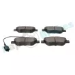 Jeu de 4 plaquettes de frein avant RAP BRAKES R-P0382 - Visuel 3