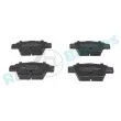 Jeu de 4 plaquettes de frein arrière RAP BRAKES R-P0385 - Visuel 1