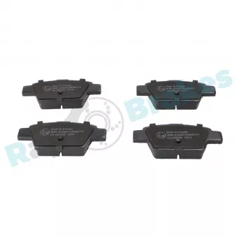 Jeu de 4 plaquettes de frein arrière RAP BRAKES R-P0385