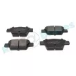 Jeu de 4 plaquettes de frein arrière RAP BRAKES R-P0385 - Visuel 2
