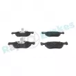 Jeu de 4 plaquettes de frein avant RAP BRAKES R-P0387 - Visuel 1
