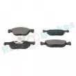 Jeu de 4 plaquettes de frein avant RAP BRAKES R-P0387 - Visuel 2