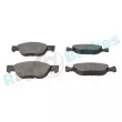 Jeu de 4 plaquettes de frein avant RAP BRAKES R-P0387 - Visuel 3
