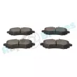 Jeu de 4 plaquettes de frein avant RAP BRAKES R-P0392 - Visuel 3