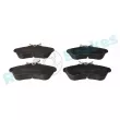 Jeu de 4 plaquettes de frein avant RAP BRAKES R-P0393 - Visuel 1