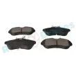 Jeu de 4 plaquettes de frein avant RAP BRAKES R-P0393 - Visuel 2