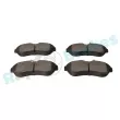 Jeu de 4 plaquettes de frein avant RAP BRAKES R-P0393 - Visuel 3