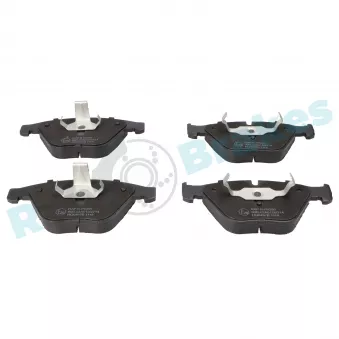 Jeu de 4 plaquettes de frein avant RAP BRAKES R-P0395