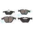Jeu de 4 plaquettes de frein avant RAP BRAKES R-P0395 - Visuel 2
