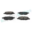 Jeu de 4 plaquettes de frein avant RAP BRAKES R-P0397 - Visuel 2