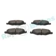 Jeu de 4 plaquettes de frein avant RAP BRAKES R-P0397 - Visuel 3