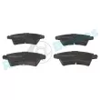 Jeu de 4 plaquettes de frein avant RAP BRAKES R-P0398 - Visuel 1