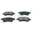 Jeu de 4 plaquettes de frein avant RAP BRAKES R-P0398 - Visuel 2