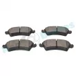 Jeu de 4 plaquettes de frein avant RAP BRAKES R-P0398 - Visuel 3