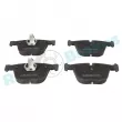 Jeu de 4 plaquettes de frein arrière RAP BRAKES R-P0399 - Visuel 1