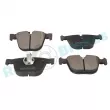 Jeu de 4 plaquettes de frein arrière RAP BRAKES R-P0399 - Visuel 2