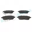 Jeu de 4 plaquettes de frein avant RAP BRAKES R-P0400 - Visuel 1