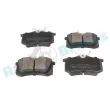 Jeu de 4 plaquettes de frein arrière RAP BRAKES R-P0401 - Visuel 2