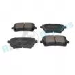 Jeu de 4 plaquettes de frein arrière RAP BRAKES R-P0405 - Visuel 2
