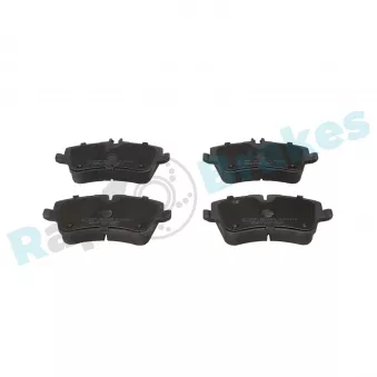 Jeu de 4 plaquettes de frein avant RAP BRAKES R-P0410