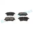 Jeu de 4 plaquettes de frein avant RAP BRAKES R-P0410 - Visuel 2