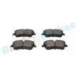 Jeu de 4 plaquettes de frein avant RAP BRAKES R-P0410 - Visuel 3