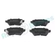 Jeu de 4 plaquettes de frein arrière RAP BRAKES R-P0411 - Visuel 1