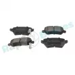 Jeu de 4 plaquettes de frein arrière RAP BRAKES R-P0411 - Visuel 2