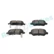 Jeu de 4 plaquettes de frein arrière RAP BRAKES R-P0411 - Visuel 3