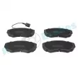 Jeu de 4 plaquettes de frein avant RAP BRAKES R-P0413 - Visuel 1